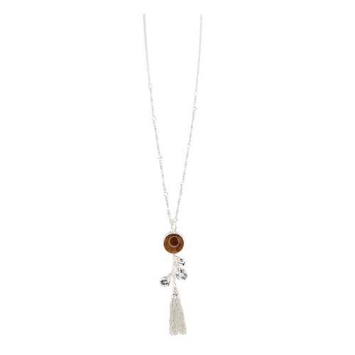Колье женское Fiore Luna LN1051.15 серебристое