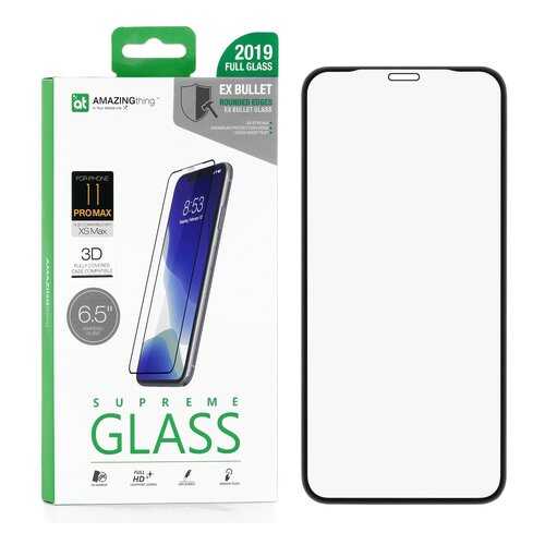 Защитное стекло AMAZINGthing SupremeGlass Extra Hard 3D Black для Apple iPhone XS Max