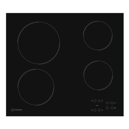 Встраиваемая варочная панель электрическая Indesit RI 161 C Black