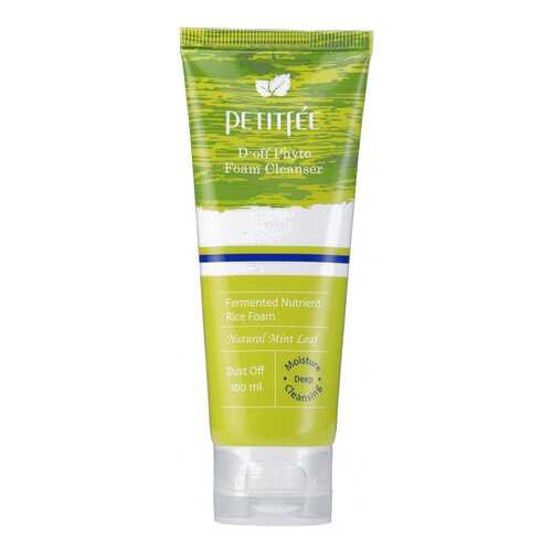 Пенка для умывания Petitfee D-off Phyto Foam Cleanser 125 мл