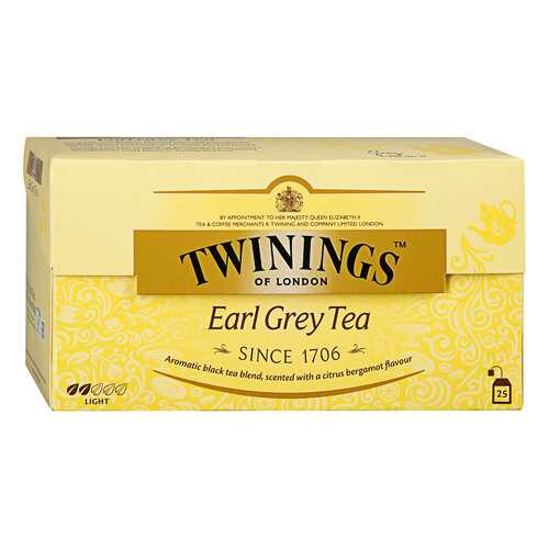 Чай Twinings черный бергамот 25*2 г