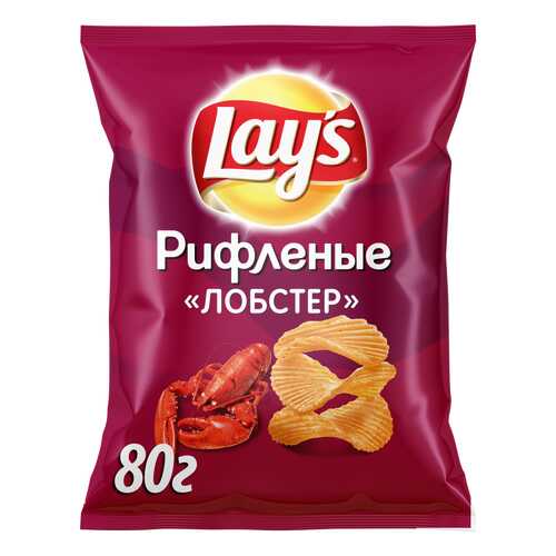 Картофельные чипсы Lay's лобстер 80 г