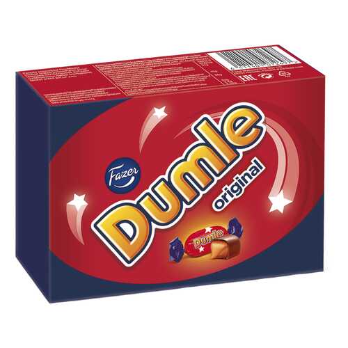 Конфеты Fazer Dumle original ирис в молочном шоколаде 150 г