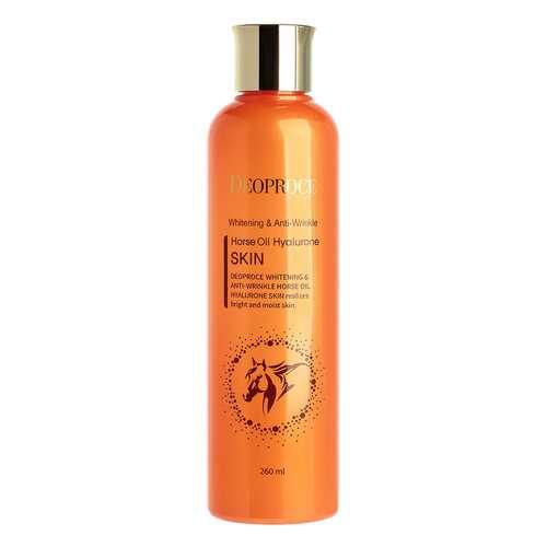 Тонер с гиалуроновой кислотой и лошадиным жиром Deoproce Horse Oil Hyalurone Toner 260мл