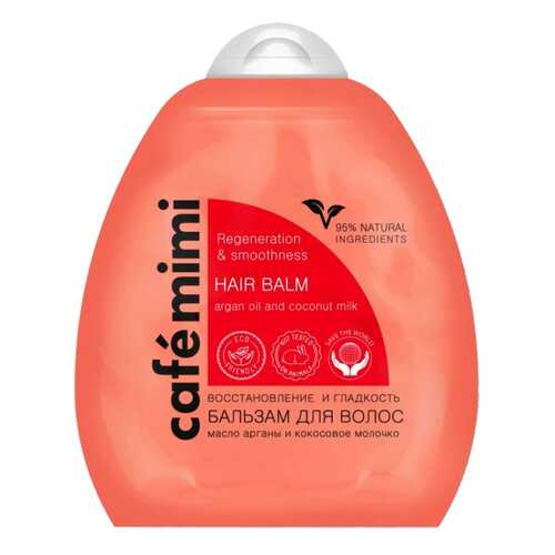 Бальзам для волос Cafemimi Восстановление и гладкость 250 мл