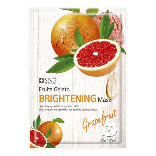 Маска для лица SNP Fruits Gelato Brightening Mask 25 мл
