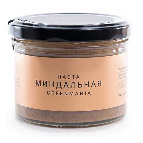 Паста GreenMania миндальная 200 г