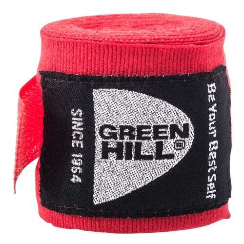 Green Hill Бинт боксерский BP-6232d, 4,5м, эластик, красный