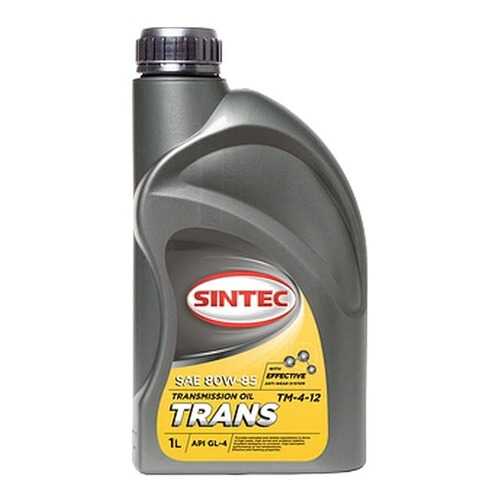 Трансмиссионное масло SINTEC ТМ4-12 (GL-4) 80W-85 1л 900271