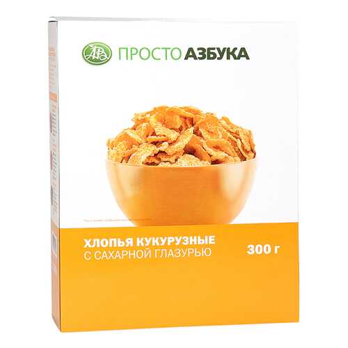 Хлопья кукурузные Просто Азбука Корн Флейкс 300 г