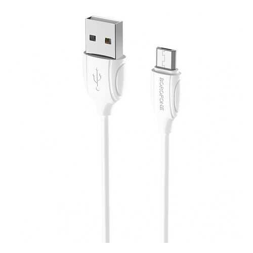 Кабель Borofone BX19 microUSB 1м White