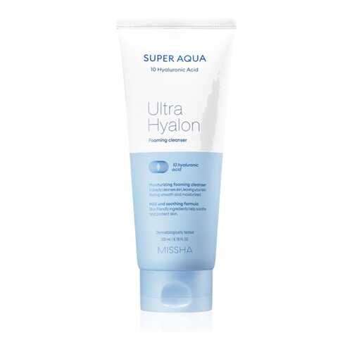 Пенка для умывания MISSHA Super Aqua Ultra Hyalon Foaming Cleanser 200 мл