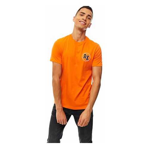 Футболка мужская Armani Exchange 3HZTFE ZJBVZ оранжевая L