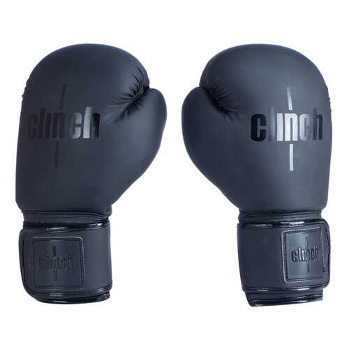 Боксерские перчатки Clinch Mist черные 10 унций