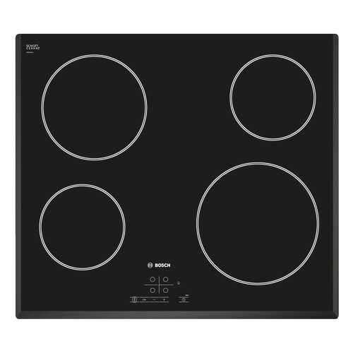 Встраиваемая варочная панель электрическая Bosch PKE651B17E Black