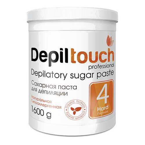 Сахарная паста для депиляции Depiltouch Depilatory Sugar Paste Hard №4 плотная, 1600 гр