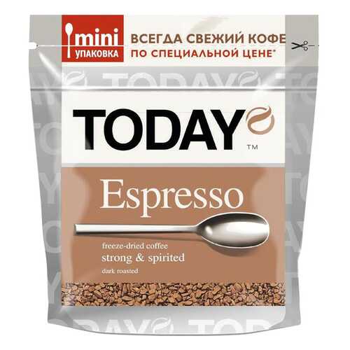 Кофе Today эспрессо растворимый сублимированный 37.5 г
