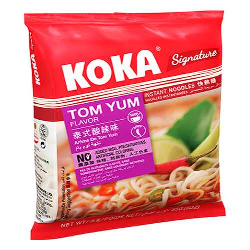 Лапша сингапурская Koka со вкусом том ям 85 г