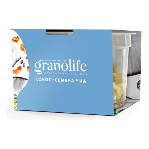 Гранола Granolife кокос-семена чиа 60 г