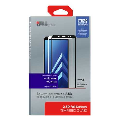 Защитное стекло InterStep для Huawei Y6 (2019) Black