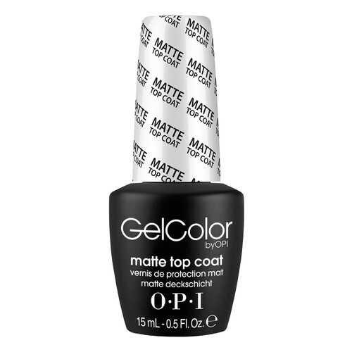 Закрепитель лака для ногтей OPI Gelcolor Matte Top Coat 15 мл
