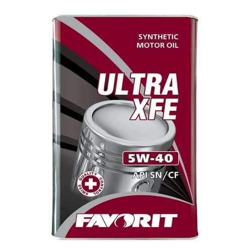Favorit Ultra X FE SAE 5W-40 API SL/CF, 4л