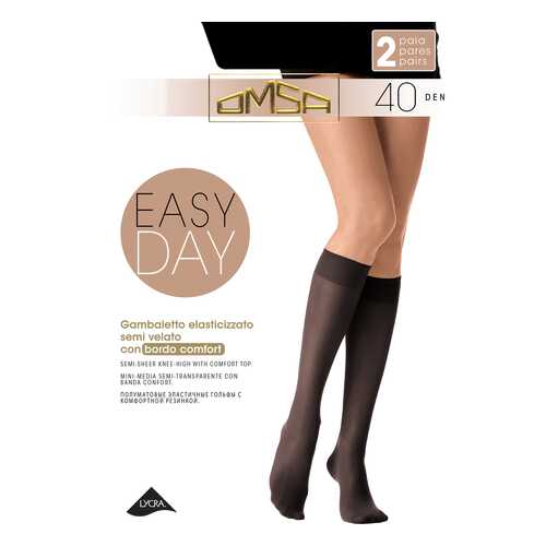 Гольфы женские Omsa 4062OM_nero черные M/L