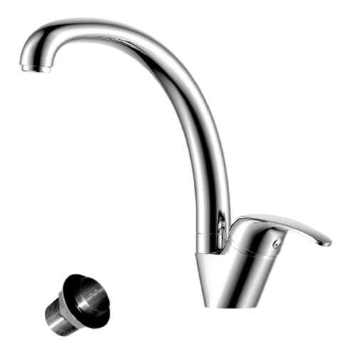 Смеситель для кухонной мойки Rossinka Silvermix Y35-23U хром