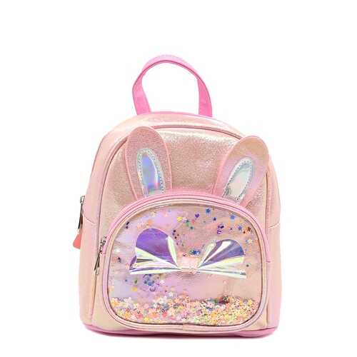 Рюкзак детский CoolToys детский с ушками, цв. розовый