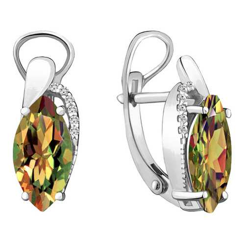 Серьги женские Aquamarine 4475919А.5_OS_3,52гр.