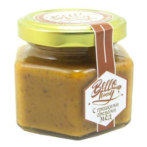 Крем-мед BelloHoney с грецкими орехами 120 мл