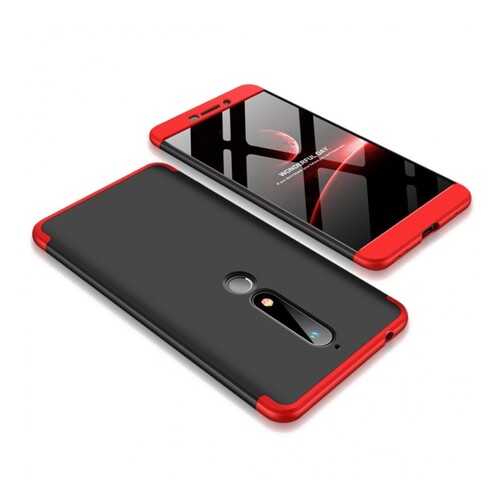 Чехол GKK LikGus для Nokia 6.1 Black / Red)