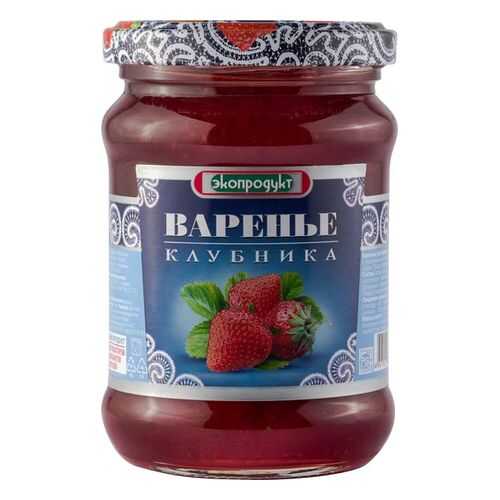 Варенье Экопродукт клубника 325 г