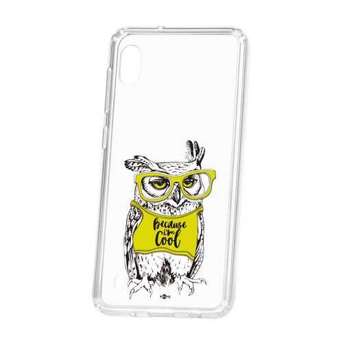 Чехол Kruche Samsung Galaxy A10 2019 Print Сова в очках