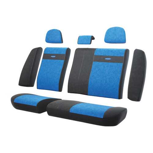 Комплект чехлов на сиденья Autoprofi TRS-002 BK/BL