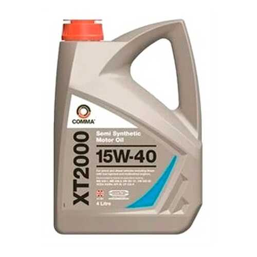 Масло моторное XT2000 15W-40 (ACEA A3/B4 API SL CF CG-4) 4л COMMA арт. XT24L
