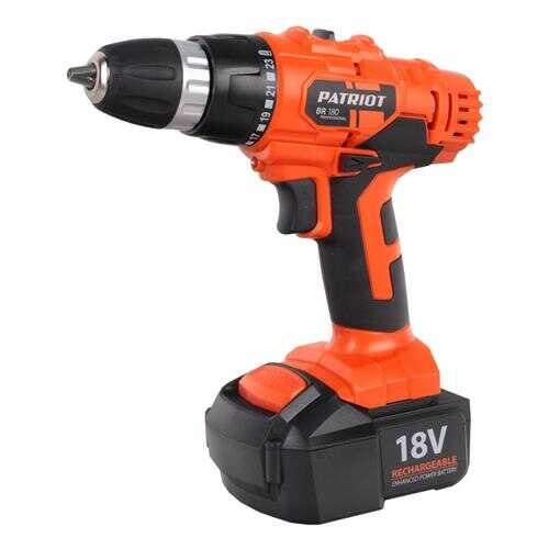 Аккумуляторная дрель-шуруповерт PATRIOT BR180 180201450