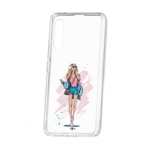 Чехол Kruche Samsung Galaxy A90 5G Print Fashion Girl