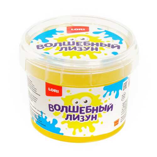 Лизун волшебный LORI Желтый с ароматом банана, 120 мл