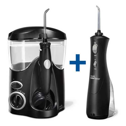 Ирригатор Waterpik WP-112 + Waterpik WP-462 Black