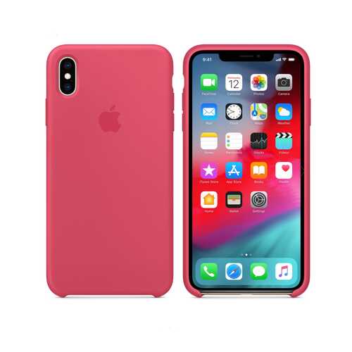 Чехол Silicone Case для Apple iPhone XS Max Hibiscus Гибискус (MWA1LFE/A)