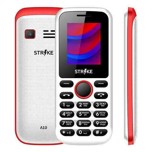 Мобильный телефон STRIKE A10 White/Red