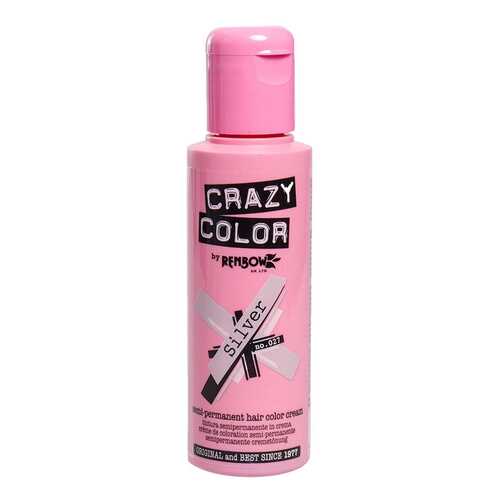 Краска для волос Renbow Crazy Color Semi-Permanent Hair Color Cream 27 Silver 100 мл