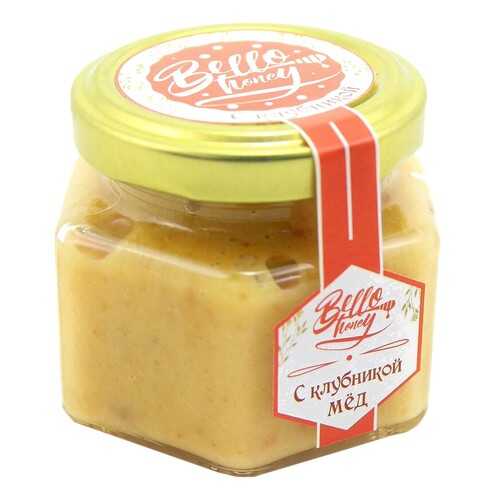 Крем-мед BelloHoney с клубникой 120 мл