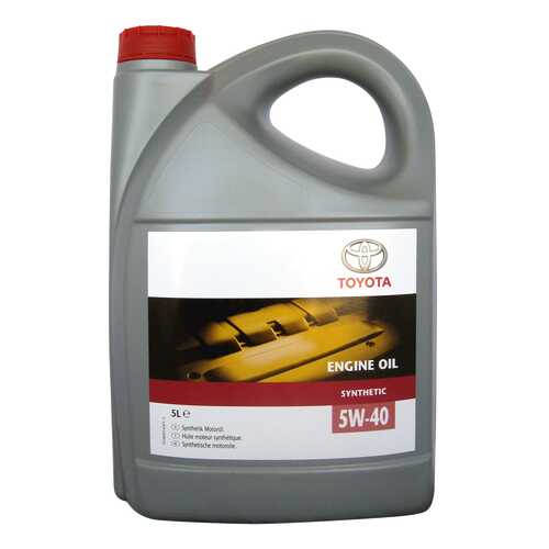Моторное масло Toyota Engine Oil Synthetic 5W-40 5л