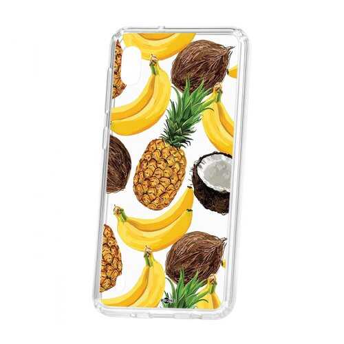 Чехол Kruche Samsung Galaxy A10 2019 Print Тропический микс