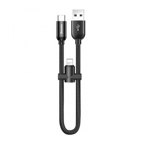 Кабель Baseus U-Shaped Type-C/Lightning Black (CALUTC-01)