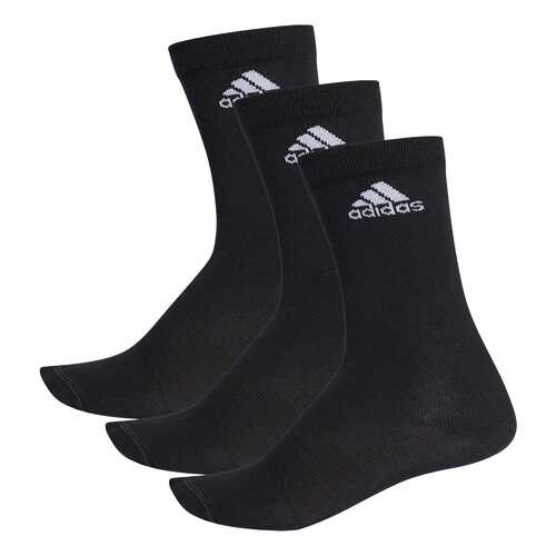 Носки Adidas Performance Crew 3ppk, black, 39-42 EU