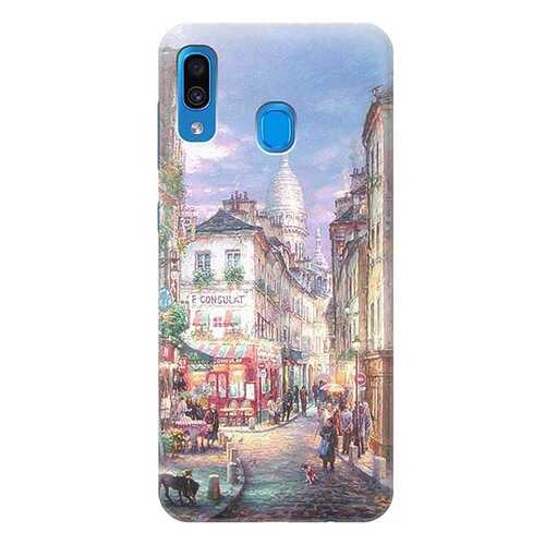 Чехол RE:PA для Samsung Galaxy A30 с принтом Пейзаж Монмартра