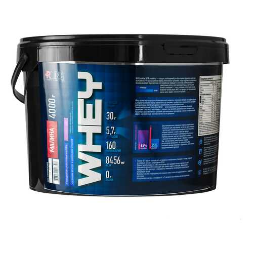 Протеин Rline Whey 4000 г малина